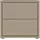 Forte Nachtschrank Alice Springs 49,8 x 41,5 x 47,9 cm Taupe
