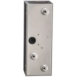 Lcd Außenwandleuchte Edelstahl 9,0 cm GU10 1050 lm grau
