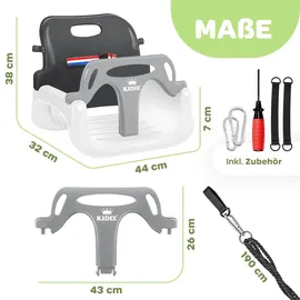 Kidiz 3 in 1 Schaukelsitz Anthrazit / Weiß
