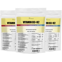 PN natürliches Vitamin K2 MK7 - 200μg + Vitamin D3 - 5.000 IE je 540 Tabletten