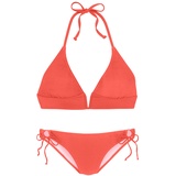 VIVANCE Triangel-Bikini, Damen koralle, Gr.40 Cup C/D,