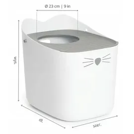 Catit Katzentoilette Pixi One Size Grau/Weiß