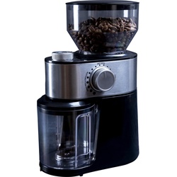 Gastronoma 18120001, Kaffeemühle, Schwarz, Silber, Transparent