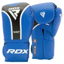 Rdx sports Boxhandschuhe RDX Boxhandschuhe, Muay Thai Kickboxing Sparring, Punching Handschuhe blau 10OZ