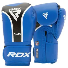 Rdx sports Boxhandschuhe RDX Boxhandschuhe, Muay Thai Kickboxing Sparring, Punching Handschuhe blau 10OZ