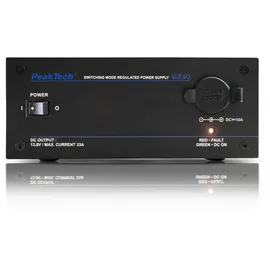 Peaktech P 6230, DC, Schaltnetzgerät 13,8 V / 33 A mit Kfz-Zigarettenanzünderbuchse für Stromversorgung