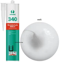 Ramsauer 340 Brandschutz weiß B1 1K Silikon Dichtstoff 310ml Kartusche