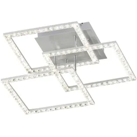 H4L LED Deckenleuchte Deckenlampe 3flg modern Wohnzimmerlampe Leuchte - Grau
