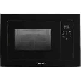 Smeg Fmi120b3 1000w Eingebauter Mikrowellenherd Mit Grill - Black