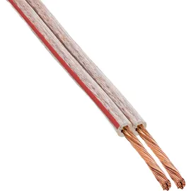 InLine Lautsprecherkabel 2x 2,5mm² CCA transperant 10m (98310T)