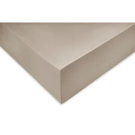 Zo Home Spannbettlaken Mako-Satin 90 x 200 cm beige