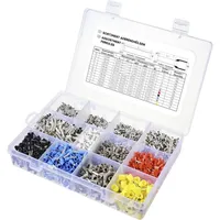 TRU Components TC-11991836 Aderendhülsen-Sortiment 0.5 mm2, 0.75 mm2, 1