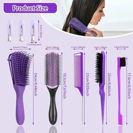 luxuskollektion Haarbürsten Set Lockenbürste Entwirrbürste