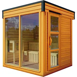 Wolff Finnhaus Saunahaus Paradiso 2x2 (1-Raum) kiefer -