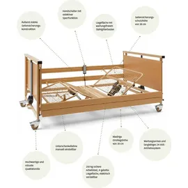 BURMEIER Allura II Pflegebett 120 cm