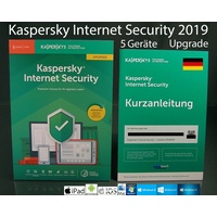 Kaspersky Internet Security 2019 Upgrade Box 5 Geräte (PC/Mac/Android) OVP NEU