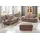 Home Affaire 2,5-Sitzer HOME AFFAIRE "Bergamo Multifunktions-Couch, elegant und komfortabel", grau (taupe), B:215cm H:77cm T:90cm, Chenille 100% Polyester;Struktur fein ( 100% Polyester);Luxus-Kunstleder;Struktur weich (100% Polyester), Sofas, mit Armlehn-und