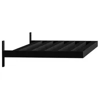 VCM ebuy24 Nachttisch Caen Schwarz 35 x 30 cm