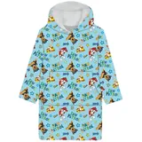 PAW PATROL Sweatponcho Paw Patrol Chase Kuschelponcho Kuscheldecke mit Ärmeln Kapuze Tasche Gr. 3 bis 6 Jahre Onesize blau