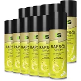 Spraytive 12x 400ml Rapsöl Spray Ölspray zum Kochen Backen Grillen u. für Salate