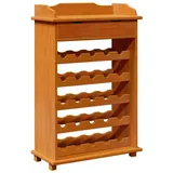 vidaXL Weinregal 90x60x30 cm Massivholz Kiefer