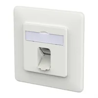 Metz CONNECT E-DAT C6A LSA++ 1 Port UP, verkehrsweiß