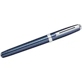 Sheaffer Füllhalter Prelude Blau horizontales Linienmuster F-Feder Geschenkbox