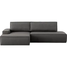 OTTO home Eckcouch Cord 2-Sitzer Grau