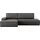 OTTO home Eckcouch Cord 2-Sitzer Grau