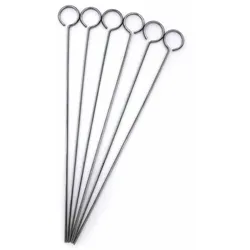 SANTOS BBQ Schaschlik Set klappbar, Edelstahl