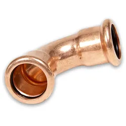 Kupfer Pressfitting Winkel 90°, Bogen, verschiedene Größen (Ausführung: 28 mm)