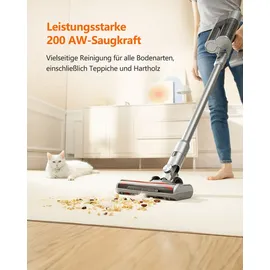 Uwant V100 Akku-Staubsauger grau