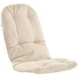 Auflage Polster Kissen 120x50  /  Schaukelstuhl / Schaukelsessel / Beige