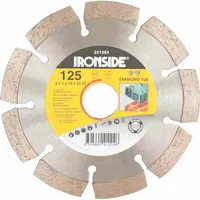 Ironside 241004 Diamanttrennscheibe Durchmesser 125mm 2/7mm