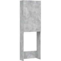 vidaXL Waschmaschinenschrank 64 x 25,5 x 190 cm Grau Holz