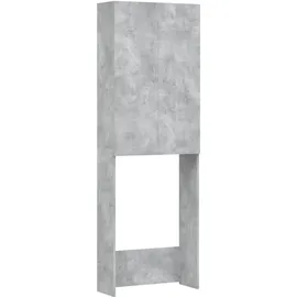 vidaXL Waschmaschinenschrank 64 x 25,5 x 190 cm Grau Holz