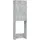 vidaXL Waschmaschinenschrank 64 x 25,5 x 190 cm Grau Holz