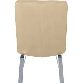 W.Schillig Relaxliege daily dreams Leder/Polyester 65 x 91 x 170 cm beige mit Kissen