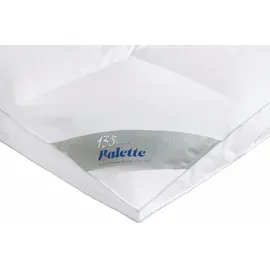 Balette Federbettdecke BALETTE "Lena", weiß, B:200cm L:220cm, Bezug: 100% Baumwolle. Füllung: 50% Daunen, 50% Federn, Bettdecken, Balette