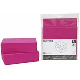 Buntbox Geschenkboxen L 26,6 x 17,2 x 7,8 cm 2-tlg. pink