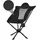 normani Outdoor Sports Campingstuhl Burnaby Schwarz