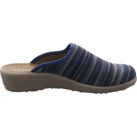 FLY FLOT Damen Hausschuhe Pantoffeln, Größe:41 EU, - blau, 41