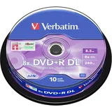 Verbatim DVD+R DL 8,5 GB 8x 10 St.