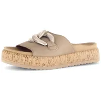 Gabor Damen Pantoletten, Frauen Slipper,Best Fitting,Slip-ons,Backless Slipper,Mules,Gartenschuhe,Sommerschuhe,Rabbit/Puder,37 EU / 4 UK - 37 EU