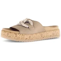 Gabor Damen Pantoletten, Frauen Slipper,Best Fitting,Slip-ons,Backless Slipper,Mules,Gartenschuhe,Sommerschuhe,Rabbit/Puder,37 EU / 4 UK - 37 EU