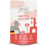 MjAMjAM Quetschie Mahlzeit mit leckeren Herzen