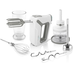 eta Handmixer LENTO ETA20519000, 600 W, 5in1, DC Motor mit langer Nutzungsdauer, 4 Geschwindigkeitsstufen grau|weiß