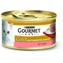 Purina Gourmet Gold Raffiniertes Ragout mit Lachs 12 x 85 g