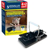 Edialux Quicksnap Mausefalle 4+2 St.