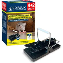 Edialux Quicksnap Mausefalle 4+2 St.